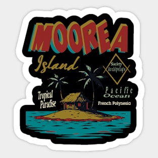 Moorea Island Sticker